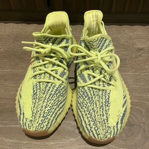 Yeezy Yellow and Gray Sneakers